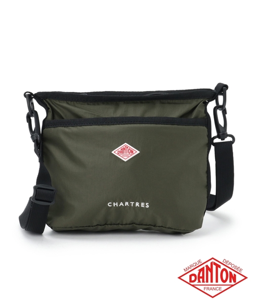 DANTON（ダントン）の「◆DANTON（ダントン）〈CHARTRES〉ナイロンショルダーポーチバッグ（ショルダーバッグ・レディース・チャコール/ブラック系/モスグリーン系・00）」の3枚目の写真