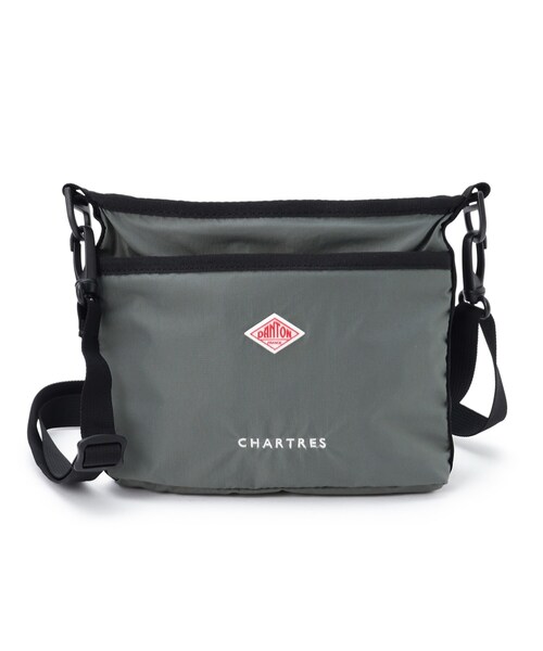 DANTON（ダントン）の「◆DANTON（ダントン）〈CHARTRES〉ナイロンショルダーポーチバッグ（ショルダーバッグ・レディース・チャコール/ブラック系/モスグリーン系・00）」の4枚目の写真