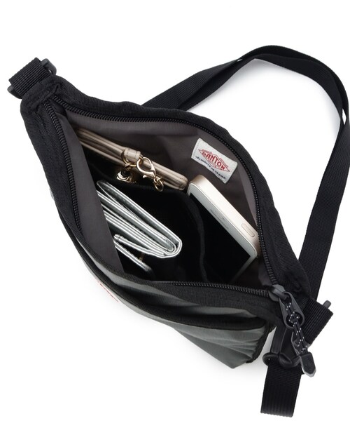 DANTON（ダントン）の「◆DANTON（ダントン）〈CHARTRES〉ナイロンショルダーポーチバッグ（ショルダーバッグ・レディース・チャコール/ブラック系/モスグリーン系・00）」の11枚目の写真