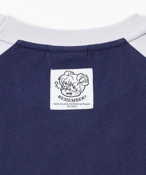セール】Big Embroidery Raglan T-shirts / ビックエンブロイ