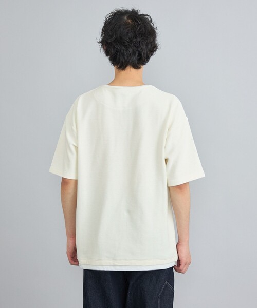coen(コーエン)の「リップルフェイクレイヤードヘンリーネックTシャツ(Tシャツ/カットソー・メンズ・ブラック/オフホワイト/ロイヤルブルー・S/M/L/XL)」の22枚目の写真