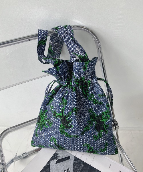 AS KNOW AS plus（アズノゥアズプラス）の「インドプリントキルト巾着バッグ（ショルダーバッグ・レディース・B/E/D/C/A/H/J/G/I/F・FREE）」の10枚目の写真