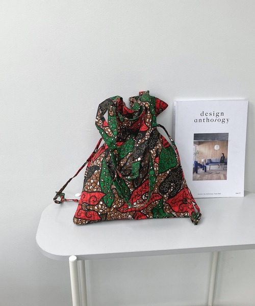 AS KNOW AS plus（アズノゥアズプラス）の「インドプリントキルト巾着バッグ（ショルダーバッグ・レディース・B/E/D/C/A/H/J/G/I/F・FREE）」の16枚目の写真