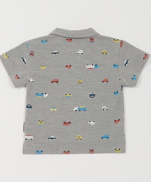 kladskap（クレードスコープ）の「車柄半袖ポロシャツ（ポロシャツ・キッズ・オフホワイト/トップグレー・90cm/100cm/110cm/120cm/130cm/80ｃｍ）」の4枚目の写真