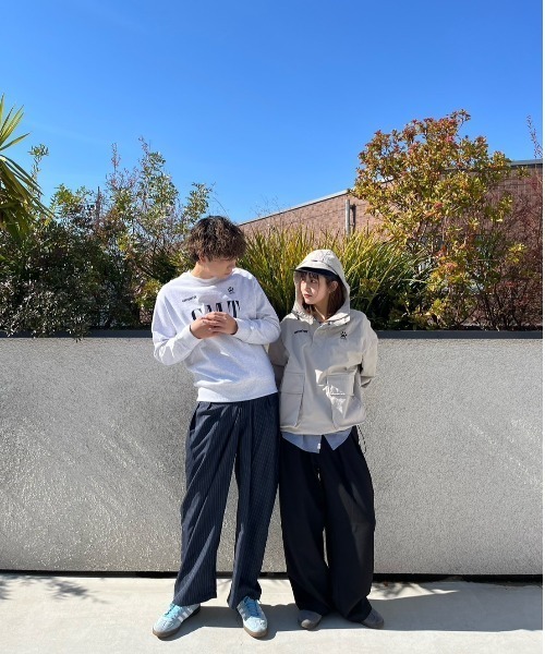 centimeter(センチメーター)の「Wide slacks pants(スラックス・メンズ・ブラック/グレー/ストライプ・LARGE/MEDIUM/X-LARGE)」の10枚目の写真