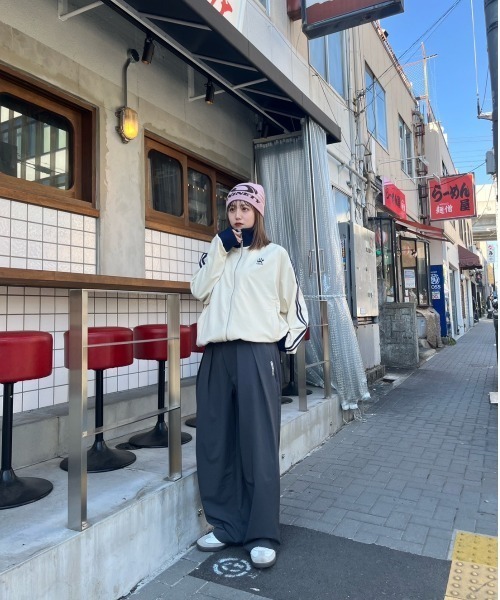 centimeter(センチメーター)の「Wide slacks pants(スラックス・メンズ・ブラック/グレー/ストライプ・LARGE/MEDIUM/X-LARGE)」の14枚目の写真