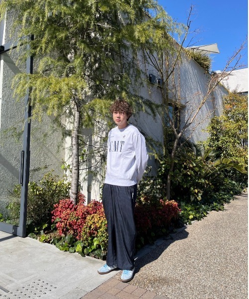 centimeter(センチメーター)の「Wide slacks pants(スラックス・メンズ・ブラック/グレー/ストライプ・LARGE/MEDIUM/X-LARGE)」の20枚目の写真