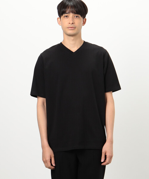 COMME CA ISM(コムサイズム)の「【接触冷感機能】 Feel-Cool VネックTシャツ(Tシャツ/カットソー・メンズ・ホワイト/ブラック・X-LARGE/LARGE/MEDIUM/SMALL)」の9枚目の写真