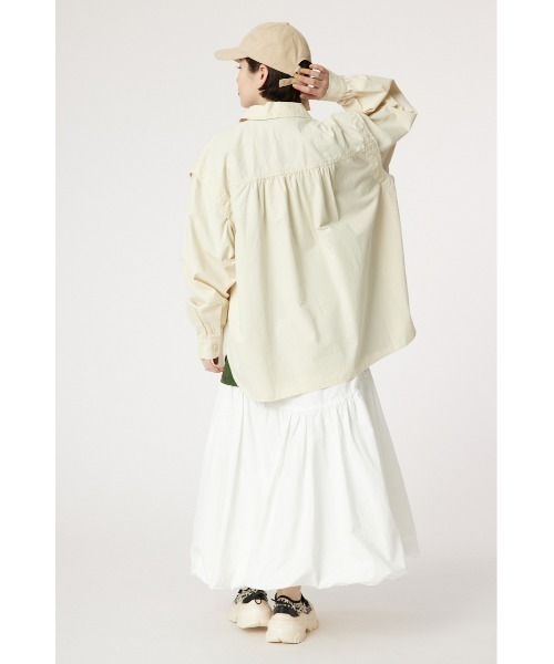 RODEO CROWNS WIDE BOWL（ロデオクラウンズワイドボウル）の「マルチWAY ミリタリーシャツ（シャツ/ブラウス・レディース・ライトピンク/カーキ/アイボリー・FREE）」の8枚目の写真