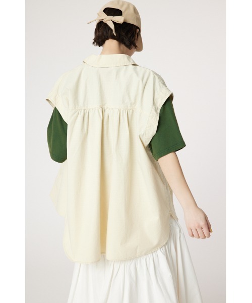 RODEO CROWNS WIDE BOWL（ロデオクラウンズワイドボウル）の「マルチWAY ミリタリーシャツ（シャツ/ブラウス・レディース・ライトピンク/カーキ/アイボリー・FREE）」の9枚目の写真