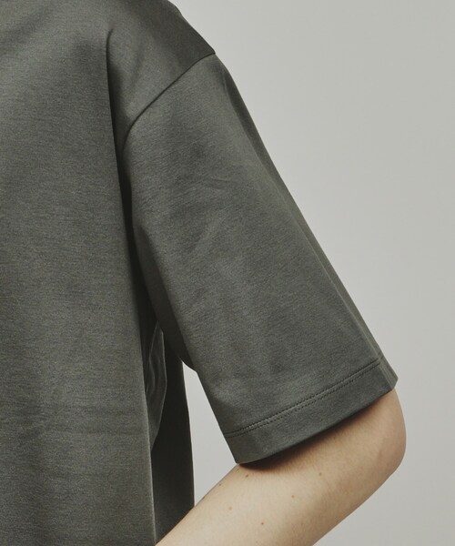 tk.TAKEO KIKUCHI（ティーケータケオキクチ）の「◆マーセライズドコットンTシャツ（Tシャツ/カットソー・メンズ・ブラック/チャコールグレー/ホワイト・03/02/01）」の9枚目の写真