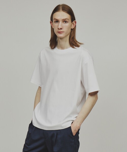 tk.TAKEO KIKUCHI（ティーケータケオキクチ）の「◆マーセライズドコットンTシャツ（Tシャツ/カットソー・メンズ・ブラック/チャコールグレー/ホワイト・03/02/01）」の11枚目の写真