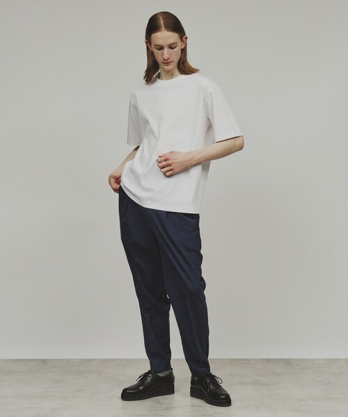 tk.TAKEO KIKUCHI（ティーケータケオキクチ）の「◆マーセライズドコットンTシャツ（Tシャツ/カットソー・メンズ・ブラック/チャコールグレー/ホワイト・03/02/01）」の12枚目の写真