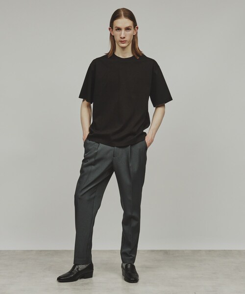 tk.TAKEO KIKUCHI（ティーケータケオキクチ）の「◆マーセライズドコットンTシャツ（Tシャツ/カットソー・メンズ・ブラック/チャコールグレー/ホワイト・03/02/01）」の16枚目の写真
