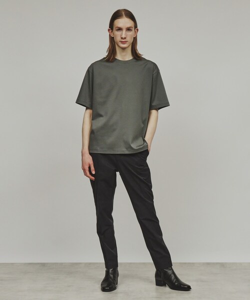 tk.TAKEO KIKUCHI（ティーケータケオキクチ）の「◆マーセライズドコットンTシャツ（Tシャツ/カットソー・メンズ・ブラック/チャコールグレー/ホワイト・03/02/01）」の19枚目の写真