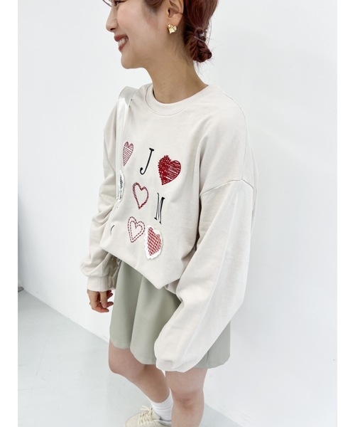100％品質 vintage heart sweat（スウェット）｜jumelle（ジュメロ）の ジャケット・アウター
