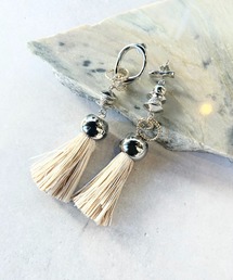 amplis | アシンメトリータッセルピアス/with tassel(ピアス（両耳用）)
