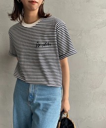 GYMPHLEX（ジムフレックス）の「[GYMPHLEX/ジムフレックス] コットンジャージー ワンポイントロゴ刺繍Ｔシャツ（Tシャツ/カットソー・メンズ）」