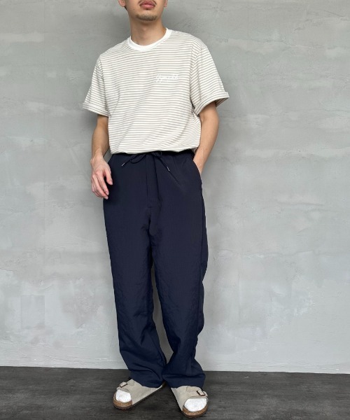 GYMPHLEX（ジムフレックス）の「[GYMPHLEX/ジムフレックス] コットンジャージー ワンポイントロゴ刺繍Ｔシャツ（Tシャツ/カットソー・レディース・ホワイト/ネイビー/ベージュ/サックスブルー/ブラック/チャコールグレー・M/L/14）」の17枚目の写真