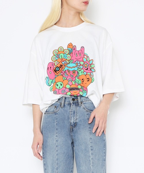 セール】10th anniversaryブーケビッグTシャツ（Tシャツ