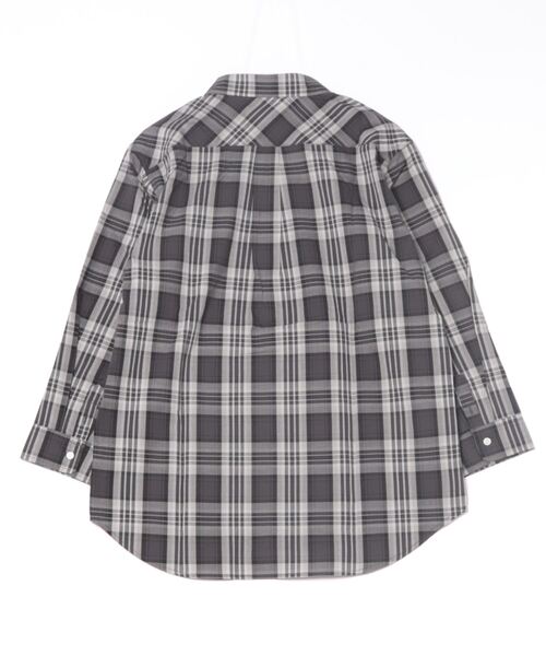 STYLEBLOCK（スタイルブロック）の「平織チェック柄7分袖BDシャツ（シャツ/ブラウス・メンズ・A/B/C・M/L/LL）」の4枚目の写真
