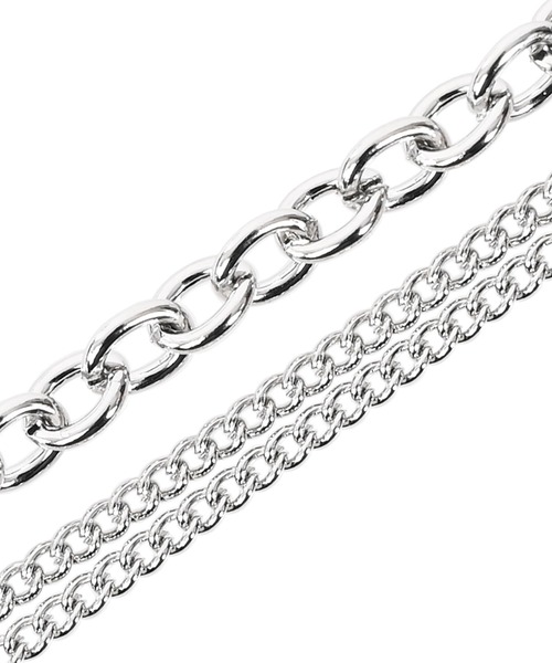 Narcissus（ナルシス）の「ハートクリアネックレス　シルバーチェーン（ネックレス・レディース・クリア・FREE）」の8枚目の写真