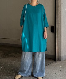 LBC | リネン混サックワンピース(ワンピース)