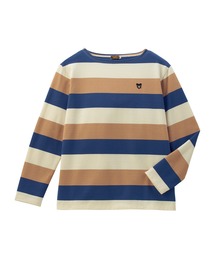 DOUBLE_B（ダブルビー）の「ボーダー長袖Ｔシャツ（大人用）（Tシャツ/カットソー）」