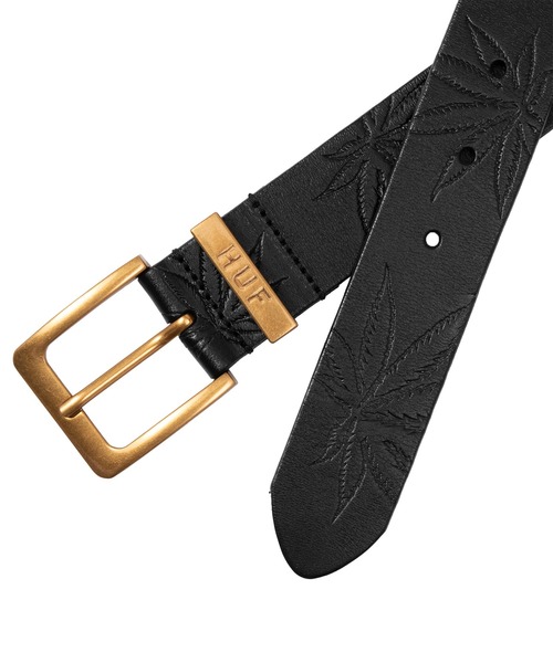 HUF（ハフ）の「PLANTLIFE LEATHER BELT / HUF ハフ レザーベルト