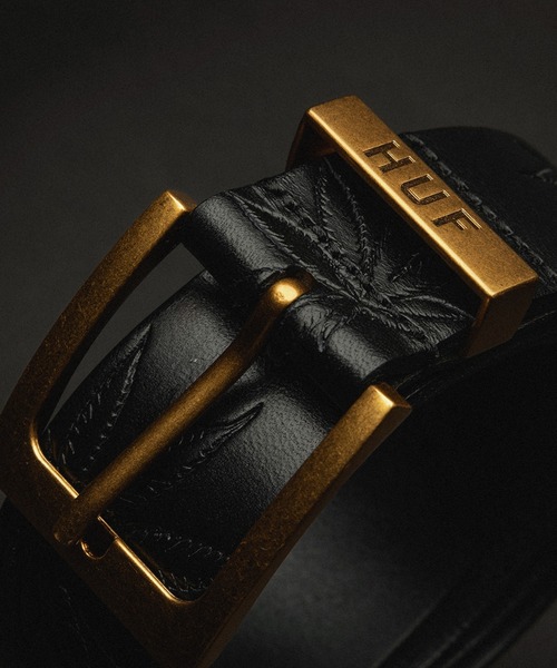 HUF（ハフ）の「PLANTLIFE LEATHER BELT / HUF ハフ レザーベルト