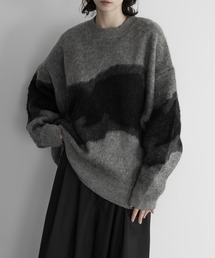 remer | loose shadow gradation knit / ルーズシャドーグラデーションニット(ニット/セーター)