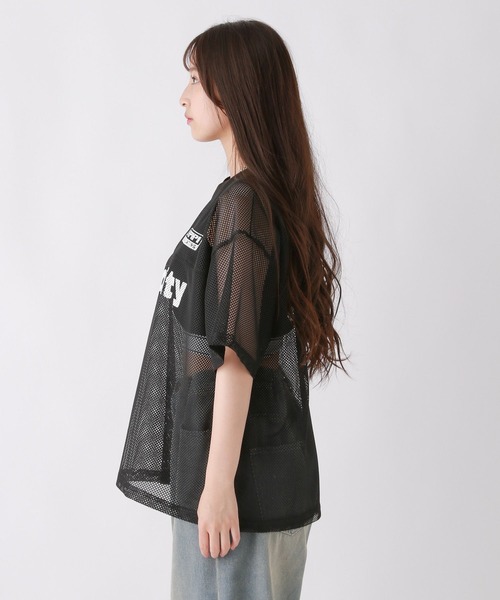 repipi armario(レピピ アルマリオ)の「GAMEメッシュトップス(その他トップス・キッズ・ベージュ/ネイビー/ブラック・LARGE/SMALL/MEDIUM)」の11枚目の写真