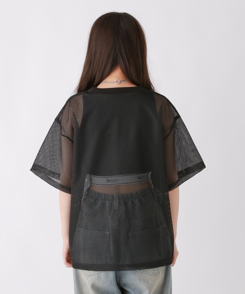 repipi armario(レピピ アルマリオ)の「GAMEメッシュトップス(その他トップス・キッズ・ベージュ/ネイビー/ブラック・LARGE/SMALL/MEDIUM)」の12枚目の写真