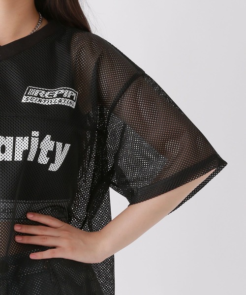 repipi armario(レピピ アルマリオ)の「GAMEメッシュトップス(その他トップス・キッズ・ベージュ/ネイビー/ブラック・LARGE/SMALL/MEDIUM)」の15枚目の写真