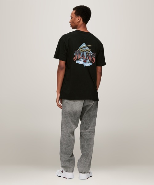 TOMMY HILFIGER（トミーヒルフィガー）の「【NET ViVi掲載】レギュラーダイヤモンドツイストTシャツ（Tシャツ/カットソー・メンズ・ホワイト/ブラック・LARGE/MEDIUM/SMALL/X-LARGE）」の16枚目の写真