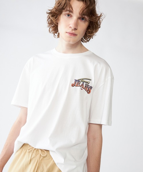 TOMMY HILFIGER（トミーヒルフィガー）の「【NET ViVi掲載】レギュラーダイヤモンドツイストTシャツ（Tシャツ/カットソー・メンズ・ホワイト/ブラック・LARGE/MEDIUM/SMALL/X-LARGE）」の11枚目の写真