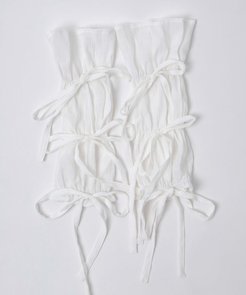 Whinny（ホワイニー）の「Whinny/フェアリーナースステーション（アームカバー・レディース・ブラック/ホワイト/サックスブルー・FREE）」の8枚目の写真