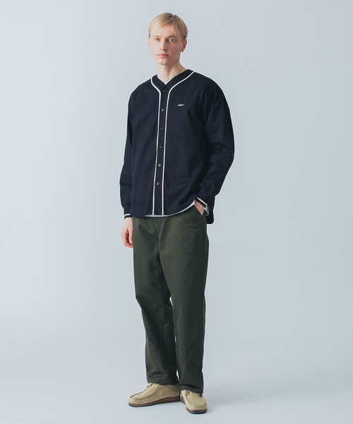 SILAS(サイラス)の「BASEBALL SHIRT(シャツ/ブラウス・メンズ・ブラック/グリーン/ブルー・M/L/XL)」の6枚目の写真