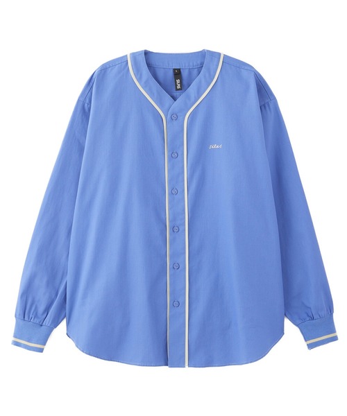 SILAS(サイラス)の「BASEBALL SHIRT(シャツ/ブラウス・メンズ・ブラック/グリーン/ブルー・M/L/XL)」の10枚目の写真