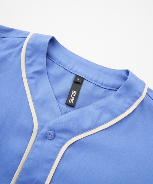 SILAS(サイラス)の「BASEBALL SHIRT(シャツ/ブラウス・メンズ・ブラック/グリーン/ブルー・M/L/XL)」の12枚目の写真