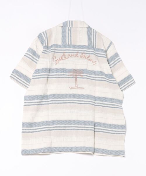 【Kahiko】SURF＆Palms ハントMEN'S開襟シャツ（シャツ/ブラウス）｜Kahiko（カヒコ）