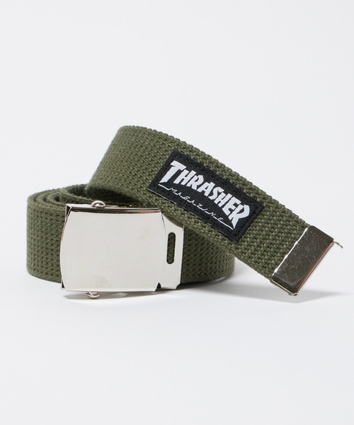 ヒトリエ ガチャベルト THRASHER/スラッシャー 32mmGIベルト 織りネーム ガチャベルト