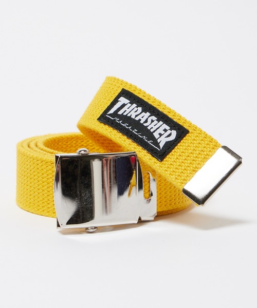THRASHER(スラッシャー)の「THRASHER/スラッシャー 32mmGIベルト 織りネーム ガチャベルト 2026新作 再入荷(ベルト・メンズ・モスグリーン/イエロー/ネイビー/ベージュ/グレー/レッド/オフホワイト/ブラック/ホワイト・FREE)」の22枚目の写真