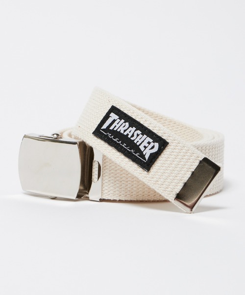 THRASHER(スラッシャー)の「THRASHER/スラッシャー 32mmGIベルト 織りネーム ガチャベルト 2026新作 再入荷(ベルト・メンズ・モスグリーン/イエロー/ネイビー/ベージュ/グレー/レッド/オフホワイト/ブラック/ホワイト・FREE)」の16枚目の写真