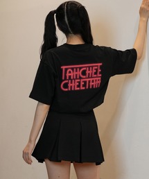 【ムラサキスポーツ限定】TAHCHEE/ターチー 発泡ハートロゴTシャツ ルーズシルエット TC240900-04