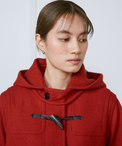INED(イネド)の「Super110'メルトンダッフルコート(ダッフルコート・レディース・レッド/キャメル/ブラック・9号/7号)」の18枚目の写真