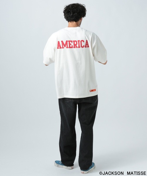 JACKSON MATISSE（ジャクソンマティス）の「【JACKSON MATISSE×BAYFLOW】アソートプリントTシャツ（Tシャツ/カットソー・メンズ・ブラック/ネイビー/ホワイト/グリーン・MEDIUM/LARGE）」の6枚目の写真