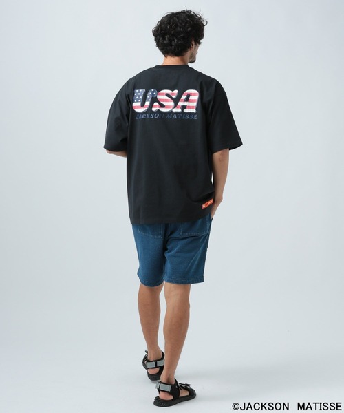 JACKSON MATISSE（ジャクソンマティス）の「【JACKSON MATISSE×BAYFLOW】アソートプリントTシャツ（Tシャツ/カットソー・メンズ・ブラック/ネイビー/ホワイト/グリーン・MEDIUM/LARGE）」の10枚目の写真