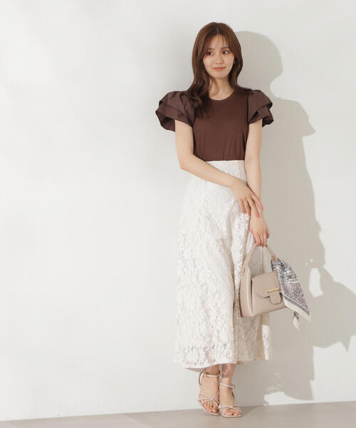 PROPORTION BODY DRESSING（プロポーションボディドレッシング）の「フレアリブカットソー / 1214260704（Tシャツ/カットソー・レディース・ブラック/ボルドー/ブラウン・FREE）」の15枚目の写真