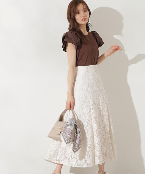 PROPORTION BODY DRESSING（プロポーションボディドレッシング）の「フレアリブカットソー / 1214260704（Tシャツ/カットソー・レディース・ブラック/ボルドー/ブラウン・FREE）」の14枚目の写真